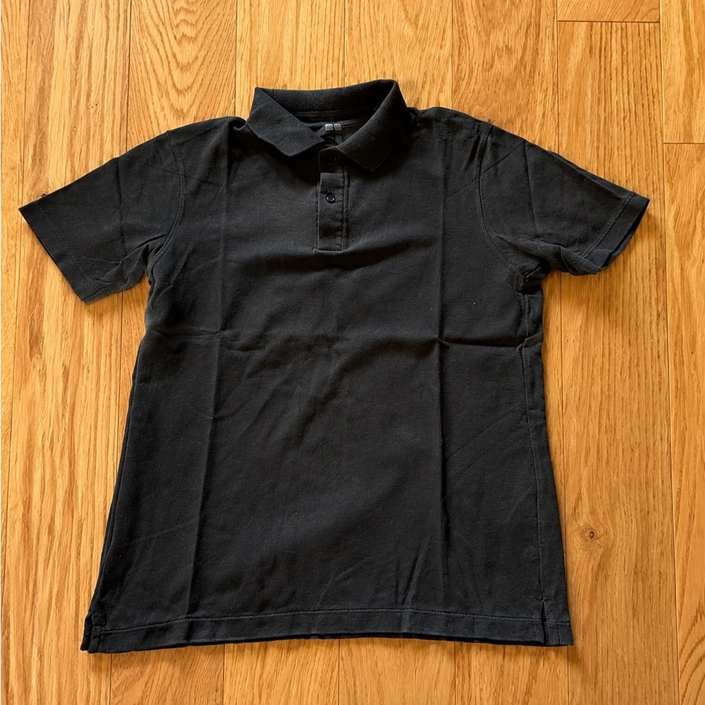Uniqlo Black Kids Polo Shirt
